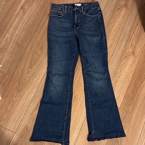 Good American Petite Flare Jeans